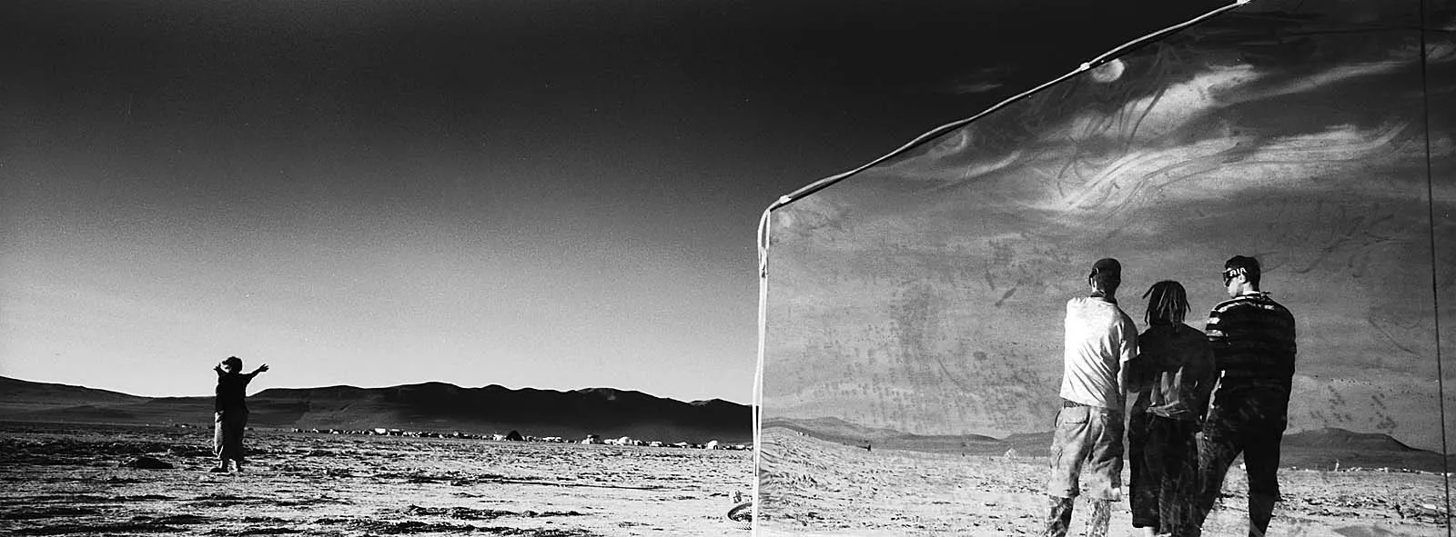 乌托邦之五（Utopia V）火人节，2009，第 16 张，田城黑白红外摄影