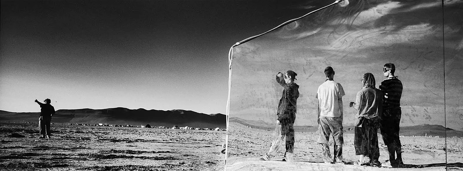 乌托邦之五（Utopia V）火人节，2009，第 18 张，田城黑白红外摄影