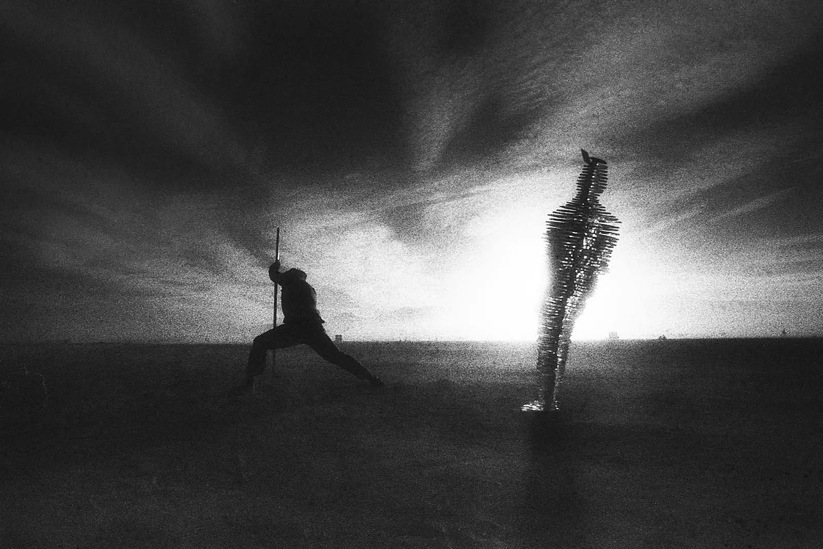 乌托邦之五（Utopia V）火人节，2009，第 22 张，田城黑白红外摄影