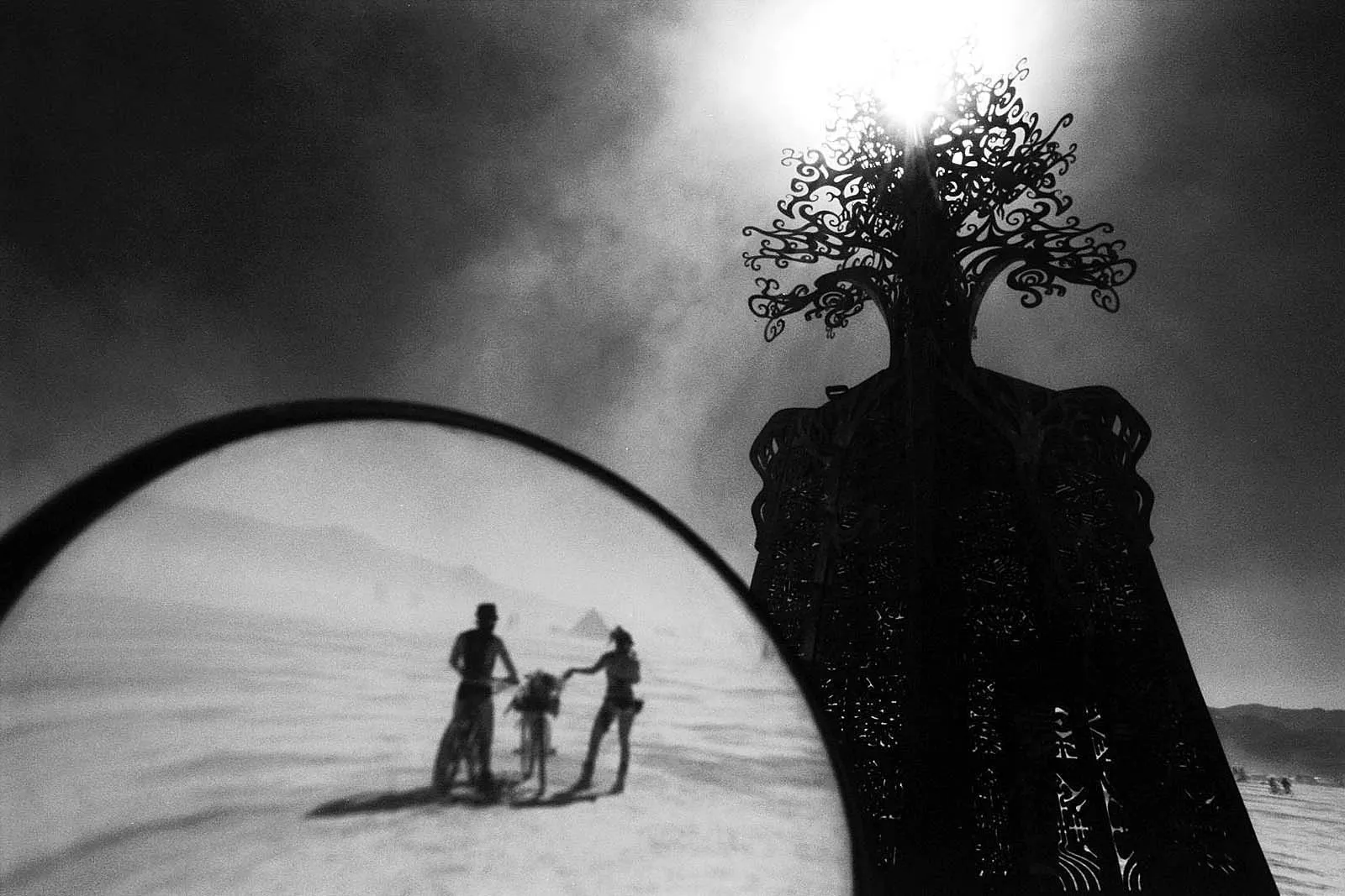 乌托邦之六（Utopia VI）火人节，2010，第 27 张，田城黑白红外摄影