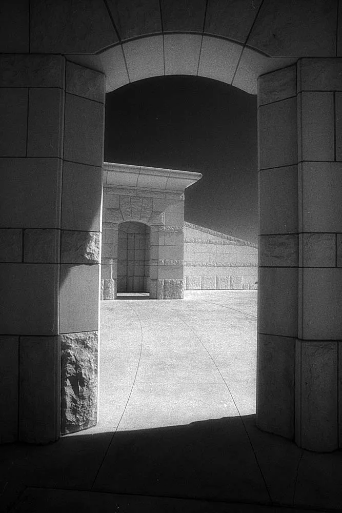 风景（Scenes）美国，第 15 张，田城黑白红外摄影